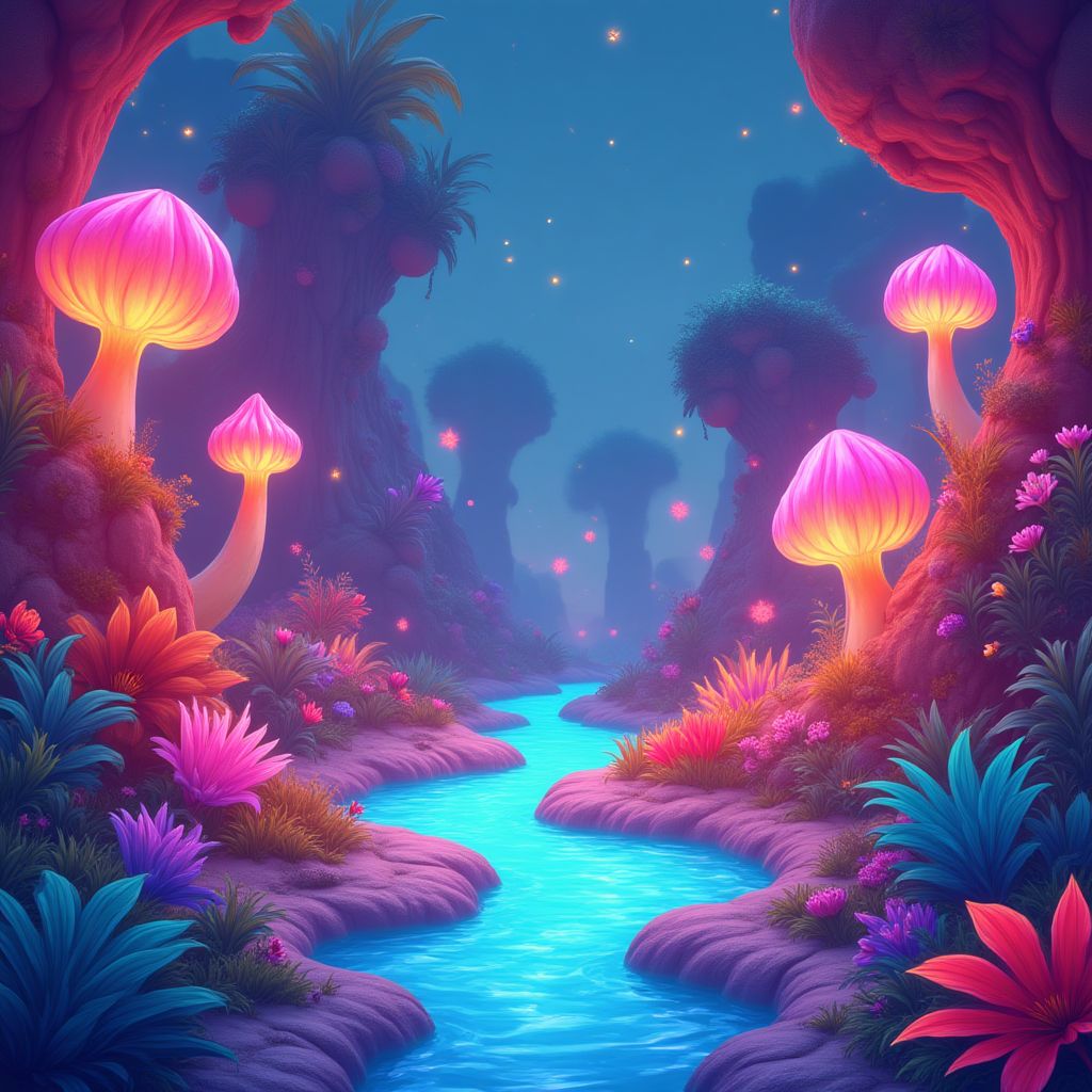 Chromatic Garden - A visually stunning puzzle game with vibrant plant life